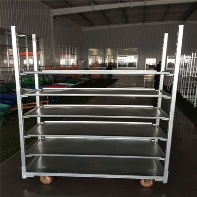 1350x565x1900mm Display Plant Flower Cart  Nursery Cart With 5 Levels